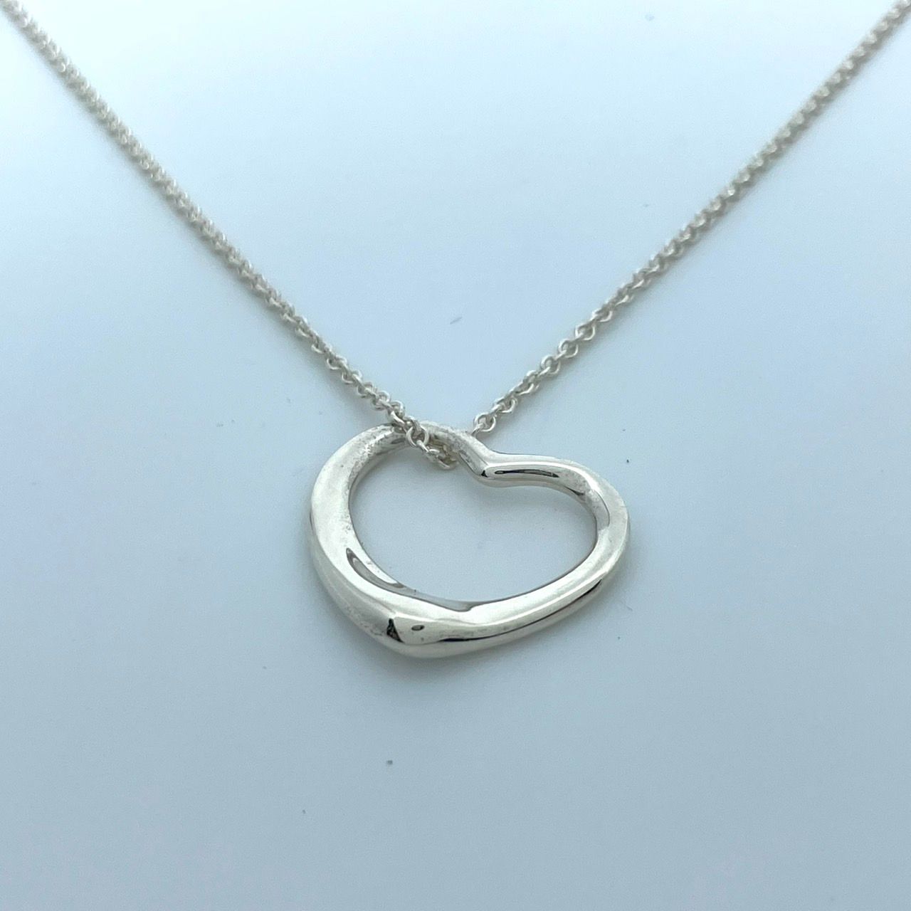 美品 TIFFANY & Co. ティファニー ネックレス オープンハート