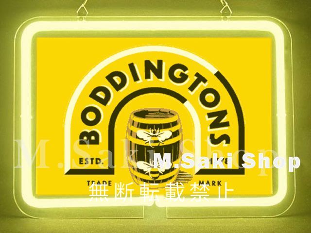 Boddingtons English Pub ネオンサイン ネオン看板 壁掛け ボディントン パブエール 店内装飾 ネオン管 広告用看板 .