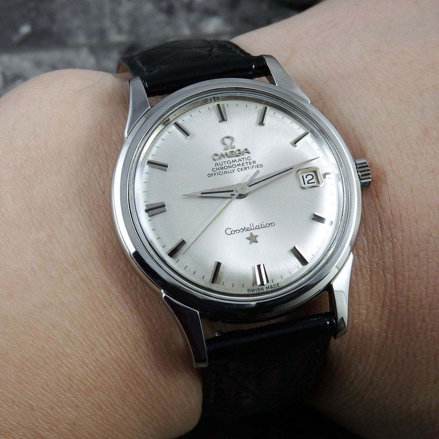 OMEGA コンステレーションアンティーク 希少 BIGケース メンズ 時計 