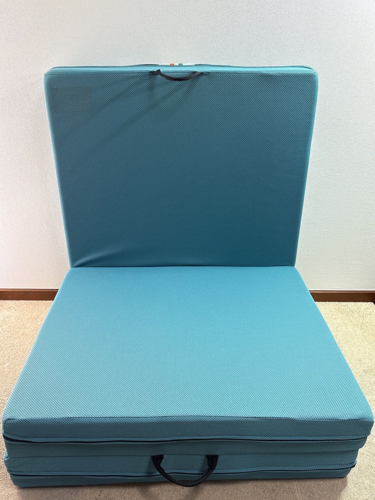 送料無料！ マニフレックス メッシュウィング ミッドブルー セミシングル