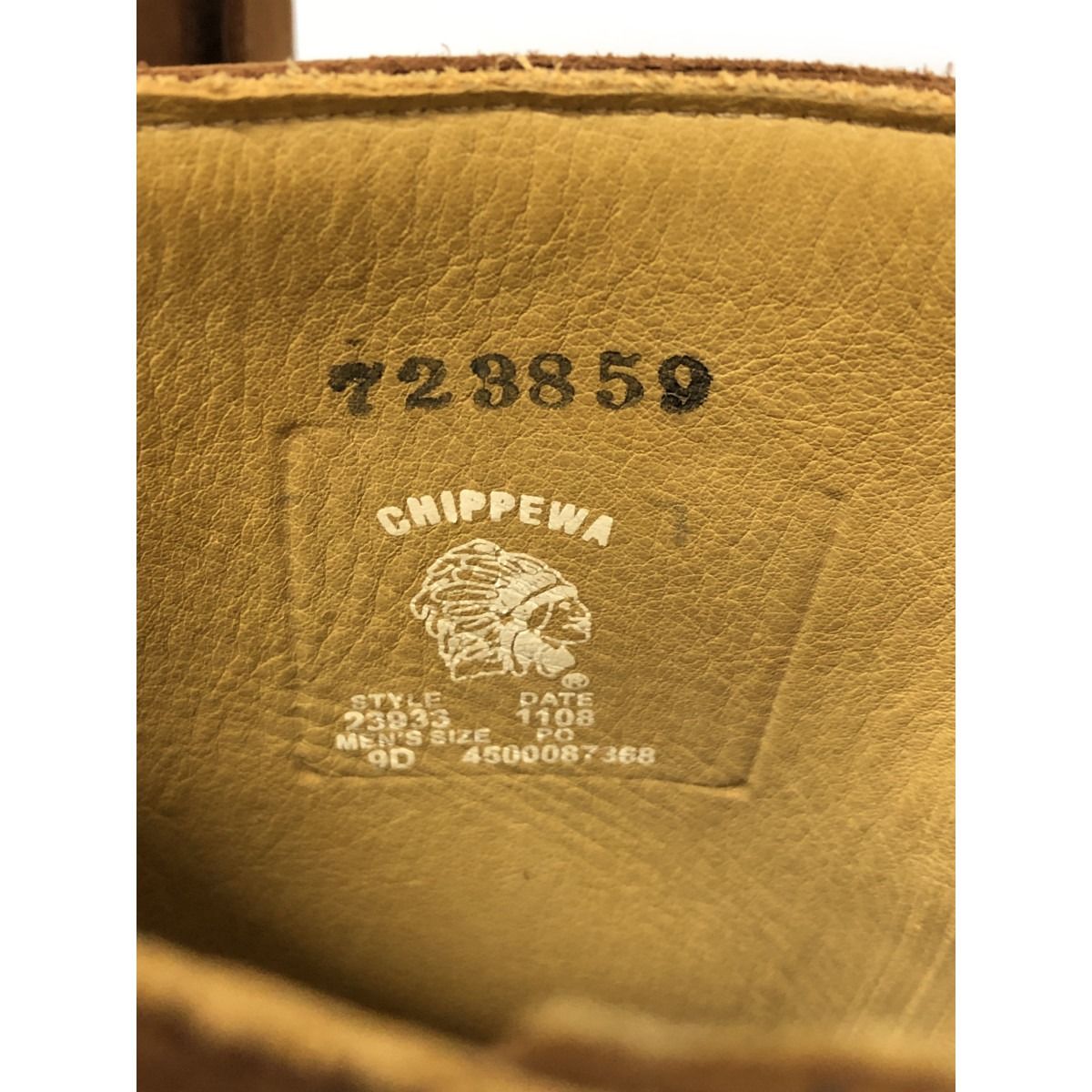 □□CHIPPEWA ブーツ 27cm 723859 ブラウン