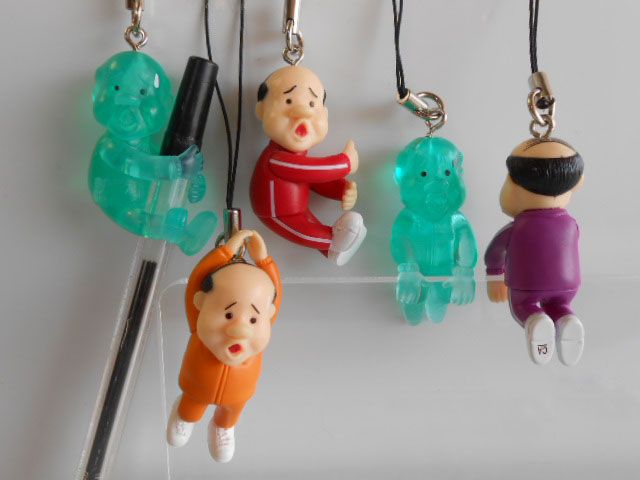 ♯Jqi21CT幸運の小さいおじさんストラップ3シークレット入全10種