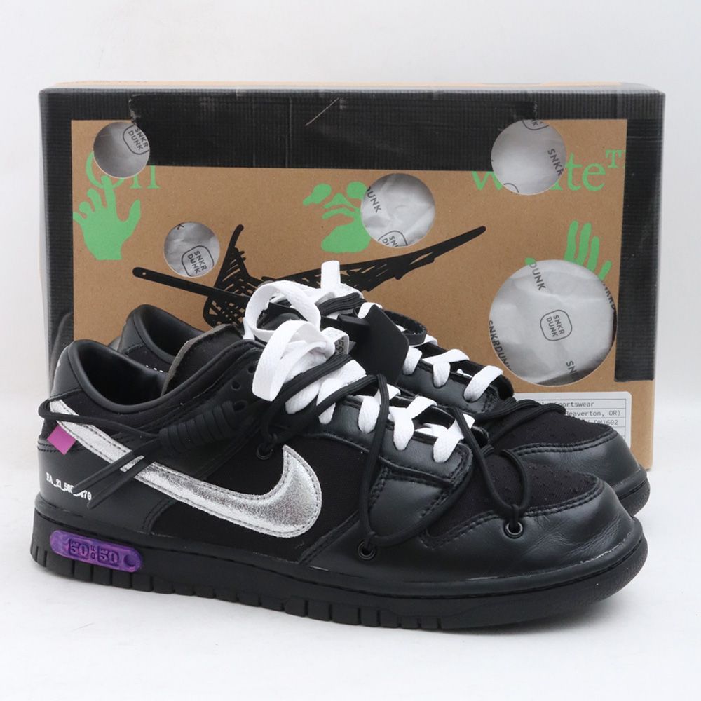 26.5cm NIKE × OFF-WHITE DUNK LOW - メルカリ