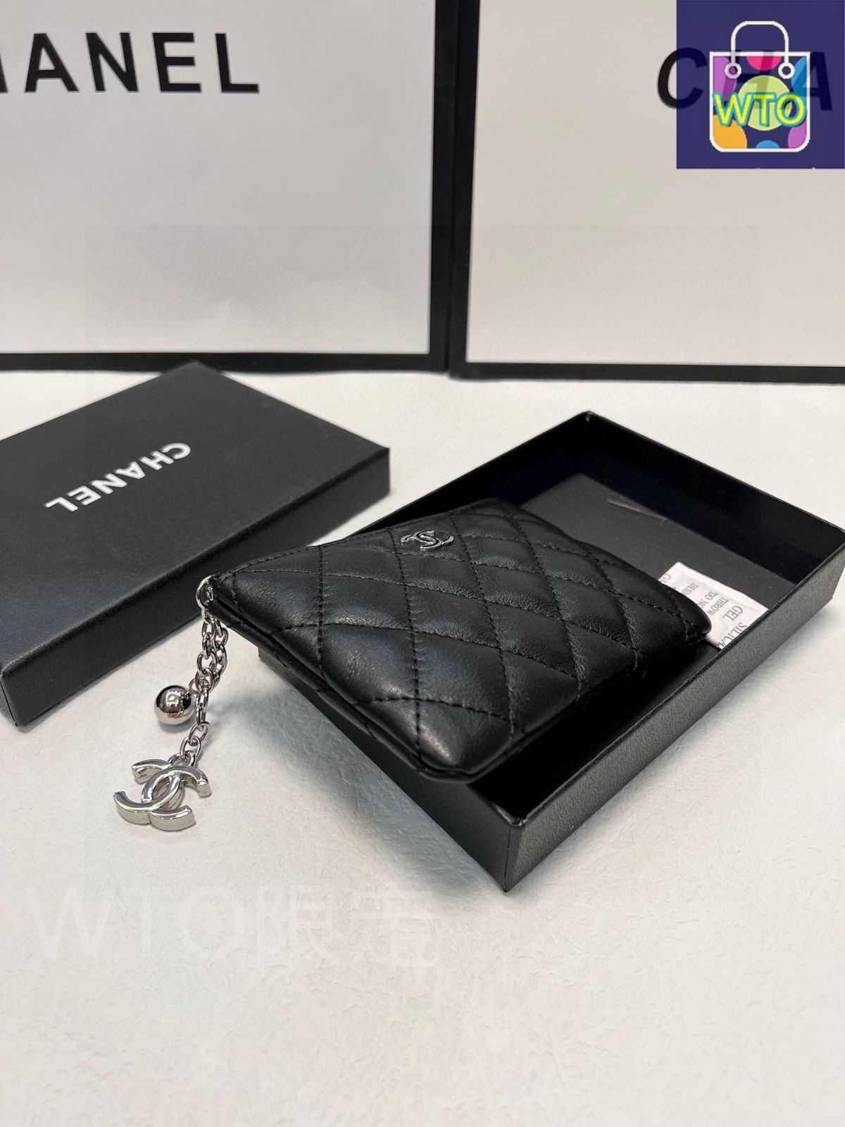 本日限定特価】シャネル ラムスキン コインケース 14.5×9cm
