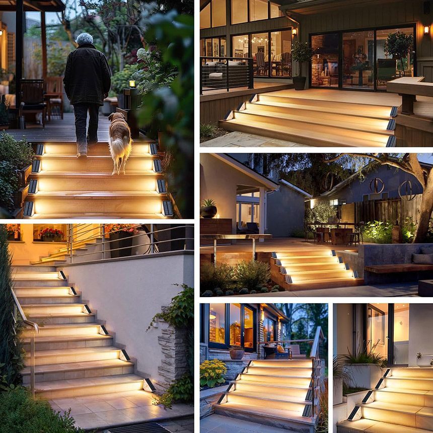 ソーラーライト8個セット 屋外ガーデンライト ソーラーライト 屋外 防水 LED ガーデンライト 8個 セット ソーラー