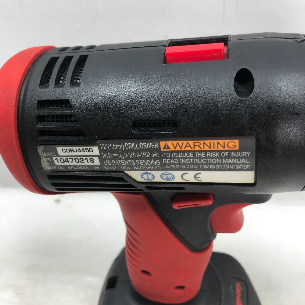 ◇◇Snap-on スナップオン 電動工具 ドライバドリル 充電器・充電池2個