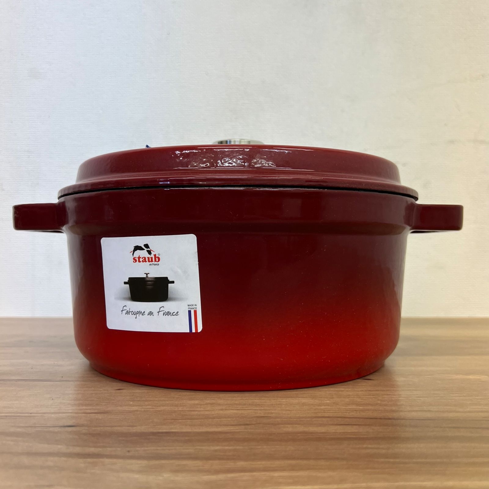 staub ストウブ ココットラウンド 鍋 24cm 3.8L 1102412 red レッド