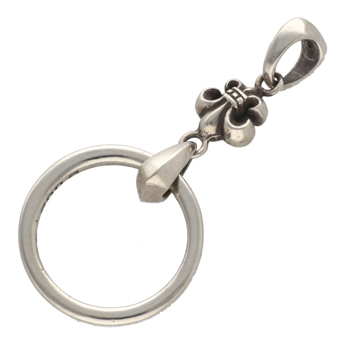 CHROME HEARTS クロムハーツ ペンダントトップ BS FLUER BS フレア