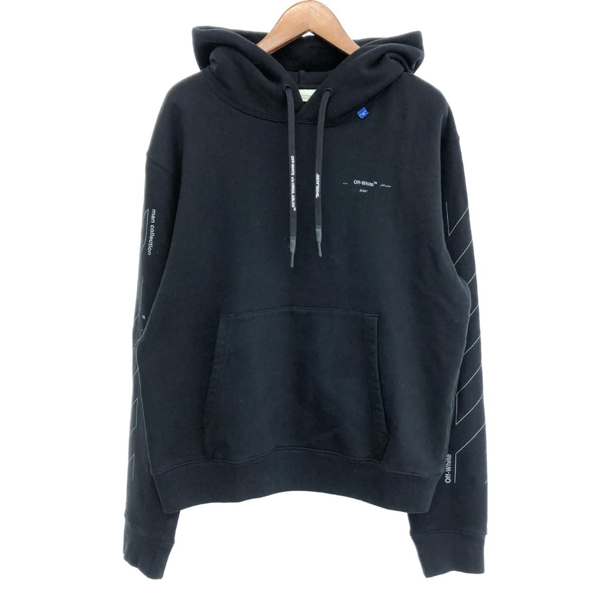 良好 Off-White オフホワイト フーディー バイアス パーカー サイズ:M 
