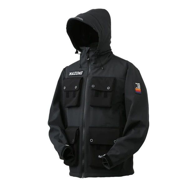 オレンジブルー 防寒服アウター MZFW-877 mazume ウインドカットMPジャケット インクブラック L