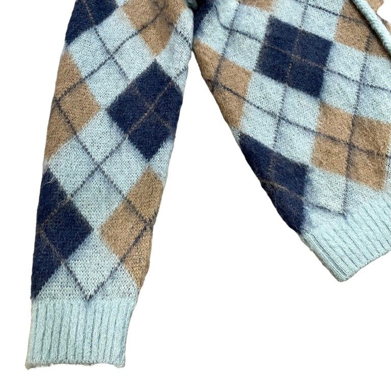 needles モヘアカーディガン　アーガイル 中古・古着通販】Needles (ニードルズ) MOHAIR CARDIGAN ARGYLE