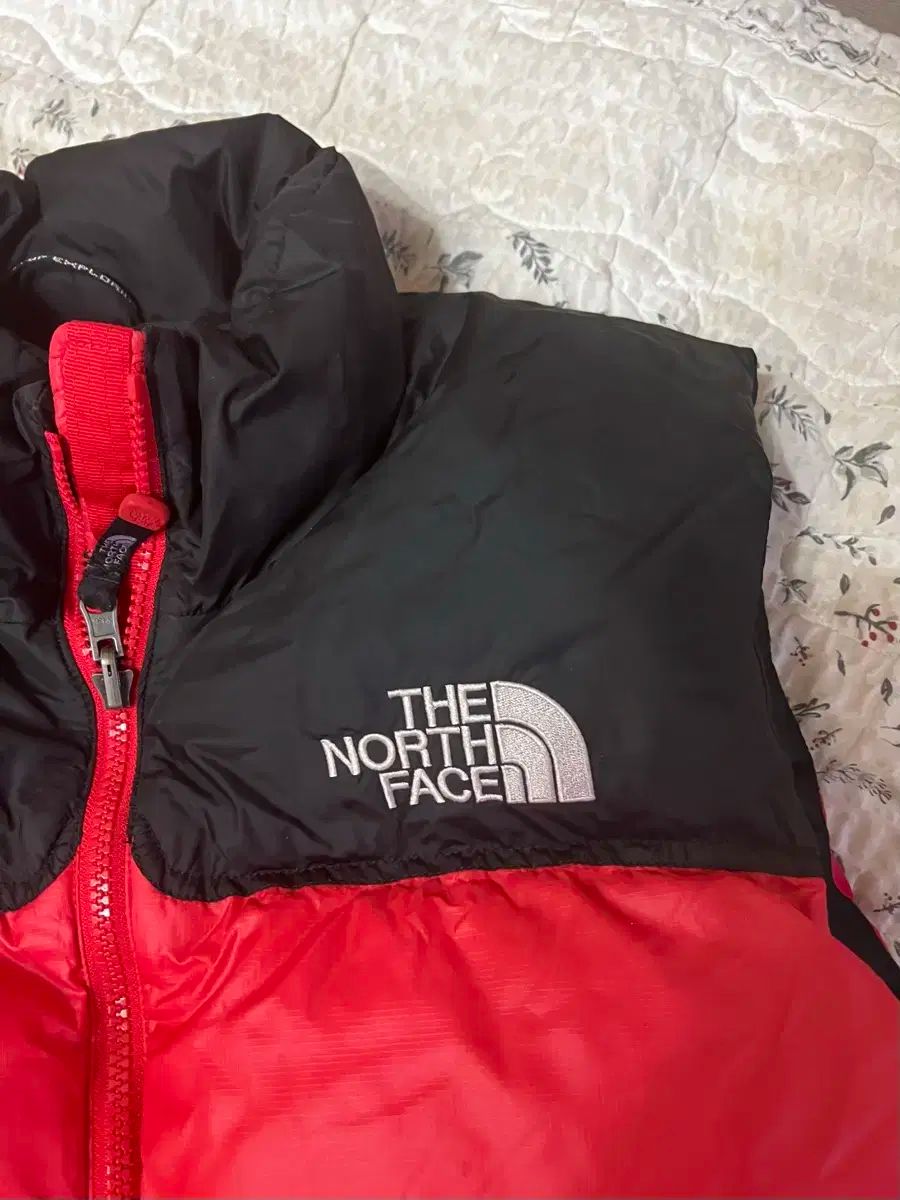 95 THE NORTH FACE(ザノースフェイス) ダウンベスト レッド