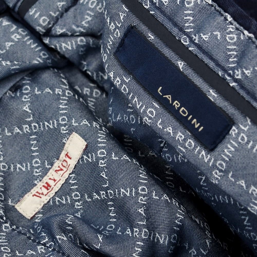 ラルディーニ LARDINI コットン カジュアルスラックス パンツ ネイビー