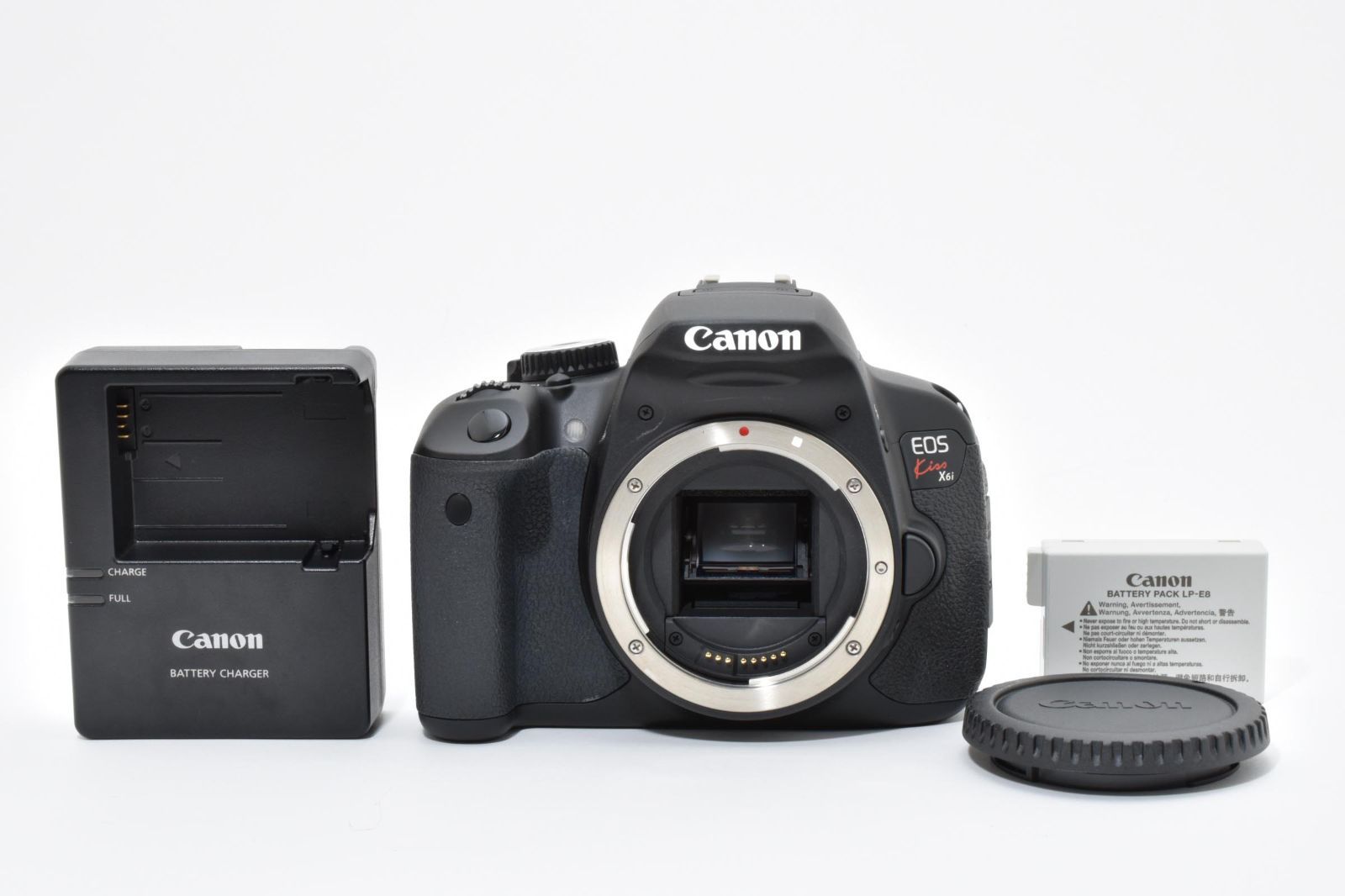 返品保証 シャッター回数3739回 Canon キヤノン EOS Kiss X6i ボディ デジタル一眼レフカメラ 01251023