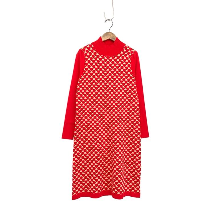 未使用品 M'S GRACY エムズグレイシー ハートモチーフ ニット