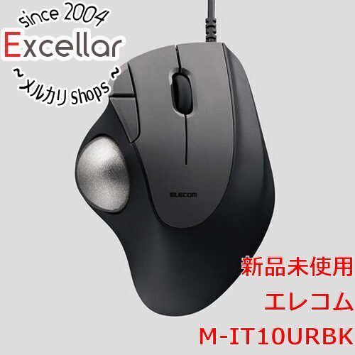 [bn:16] ELECOM　有線トラックボール IST 5ボタン 人工ルビーモデル　M-IT10URBK　ブラック