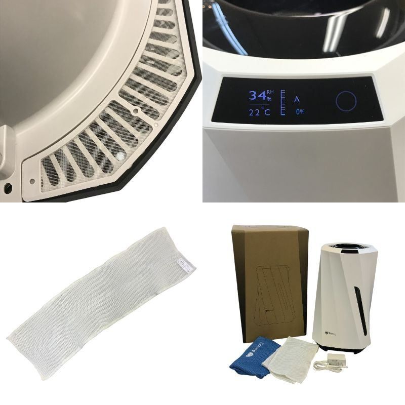 Airdog moi 気化式加湿器 ホワイト オゾンで除菌 カビ抑制 上