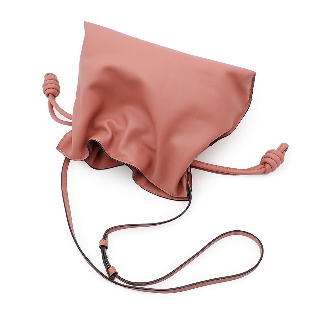 ロエベ フラメンコクラッチ ミディアム ショルダーバッグ レディース ナパカーフ ピンク系 A411FC1XBF