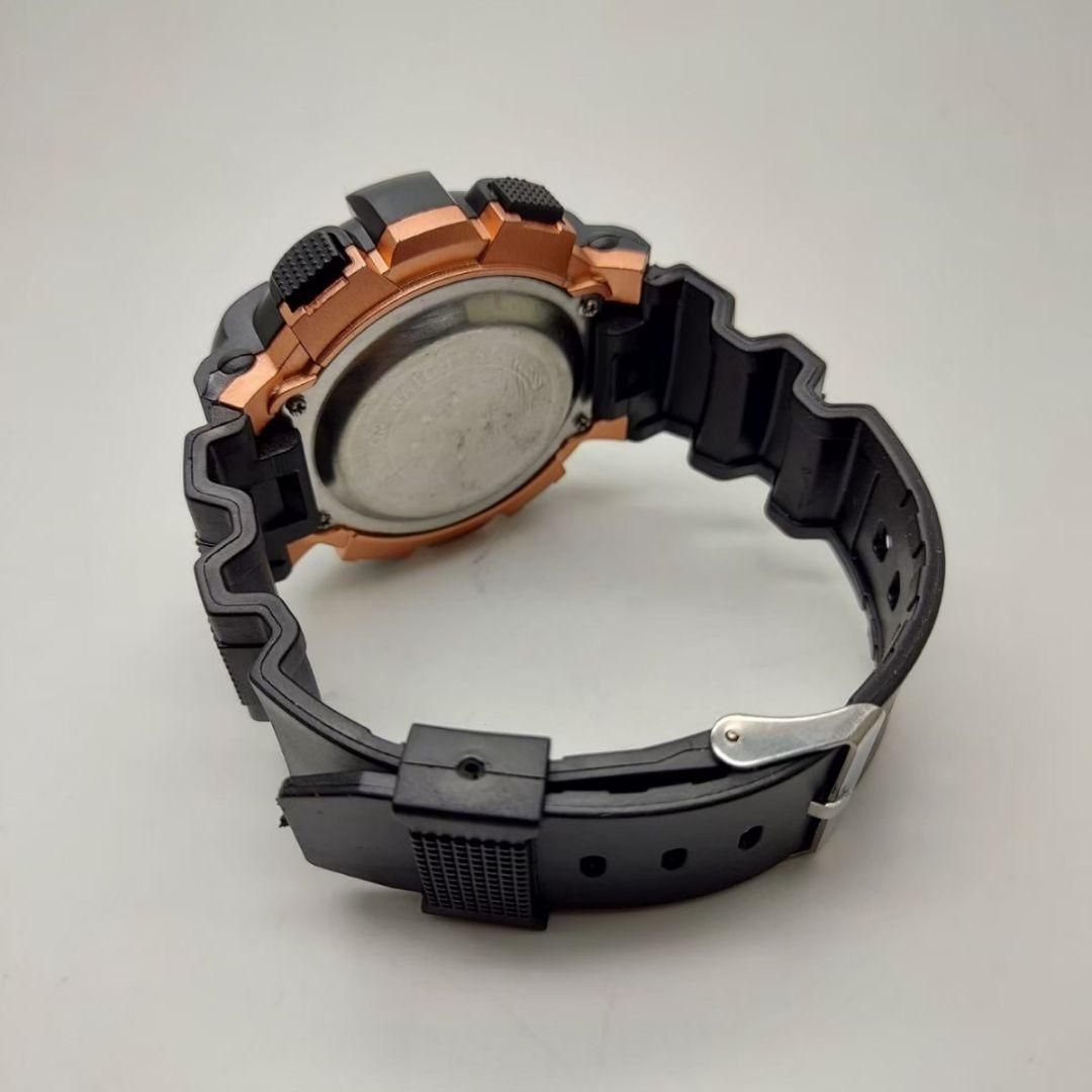 【腕時計】T0313 LED デジタル多機能 ブラック