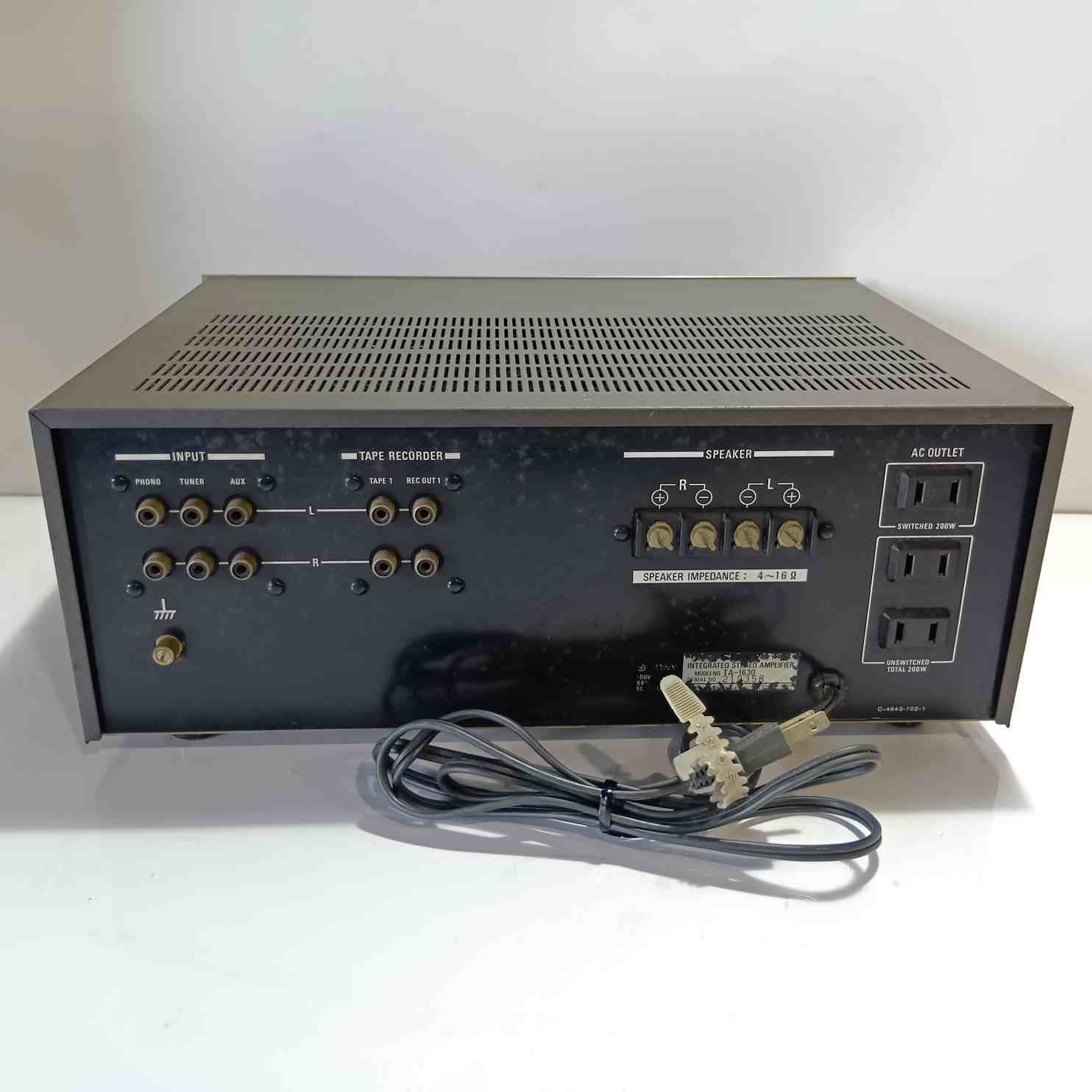 現状!! ソニー プリメインアンプ SONY TA-1630 TA-1630 ソニー