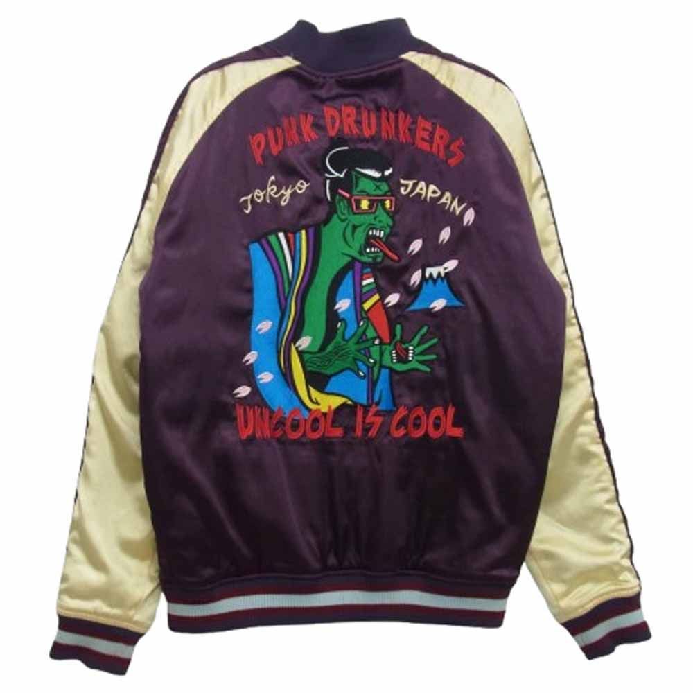 PUNK DRUNKERS パンクドランカーズ リバーシブル 刺繍 スカジャン