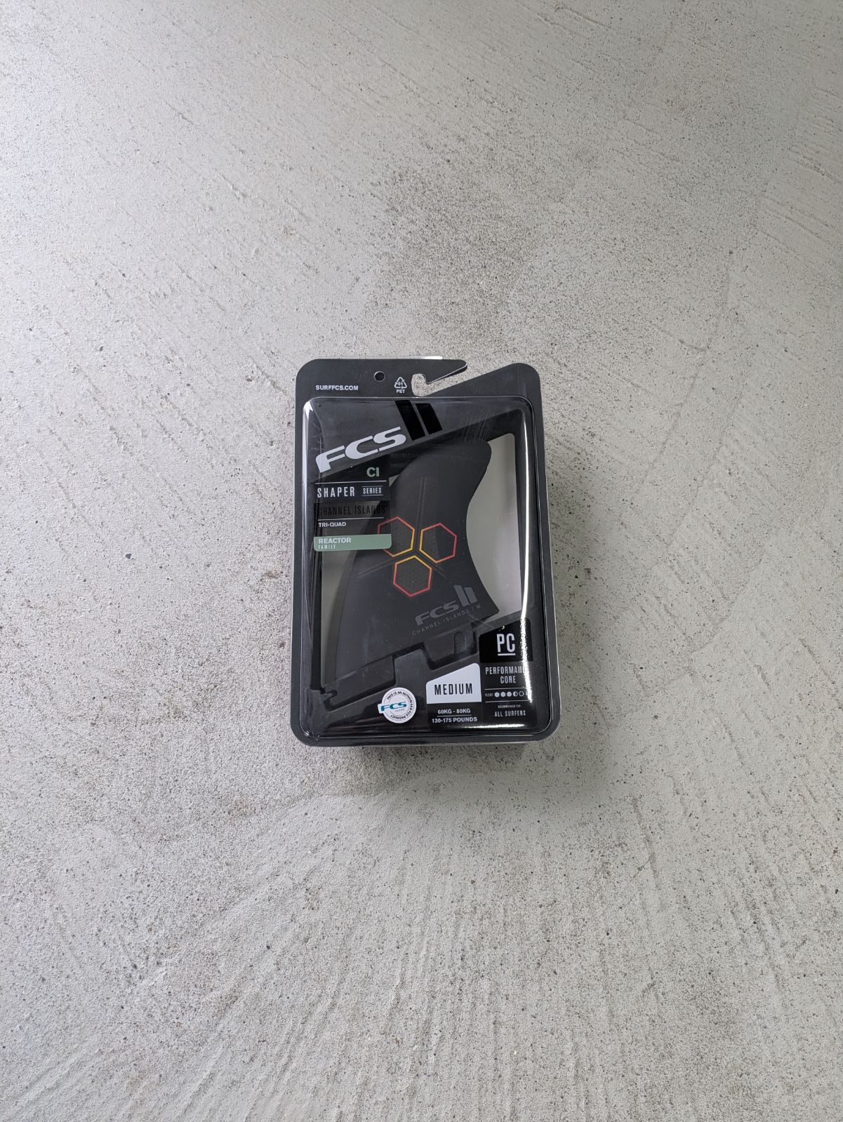 FCS2 アルメリック TRI CI UPRIGHT FIN PC Mサイズ FCS II Upright Tri