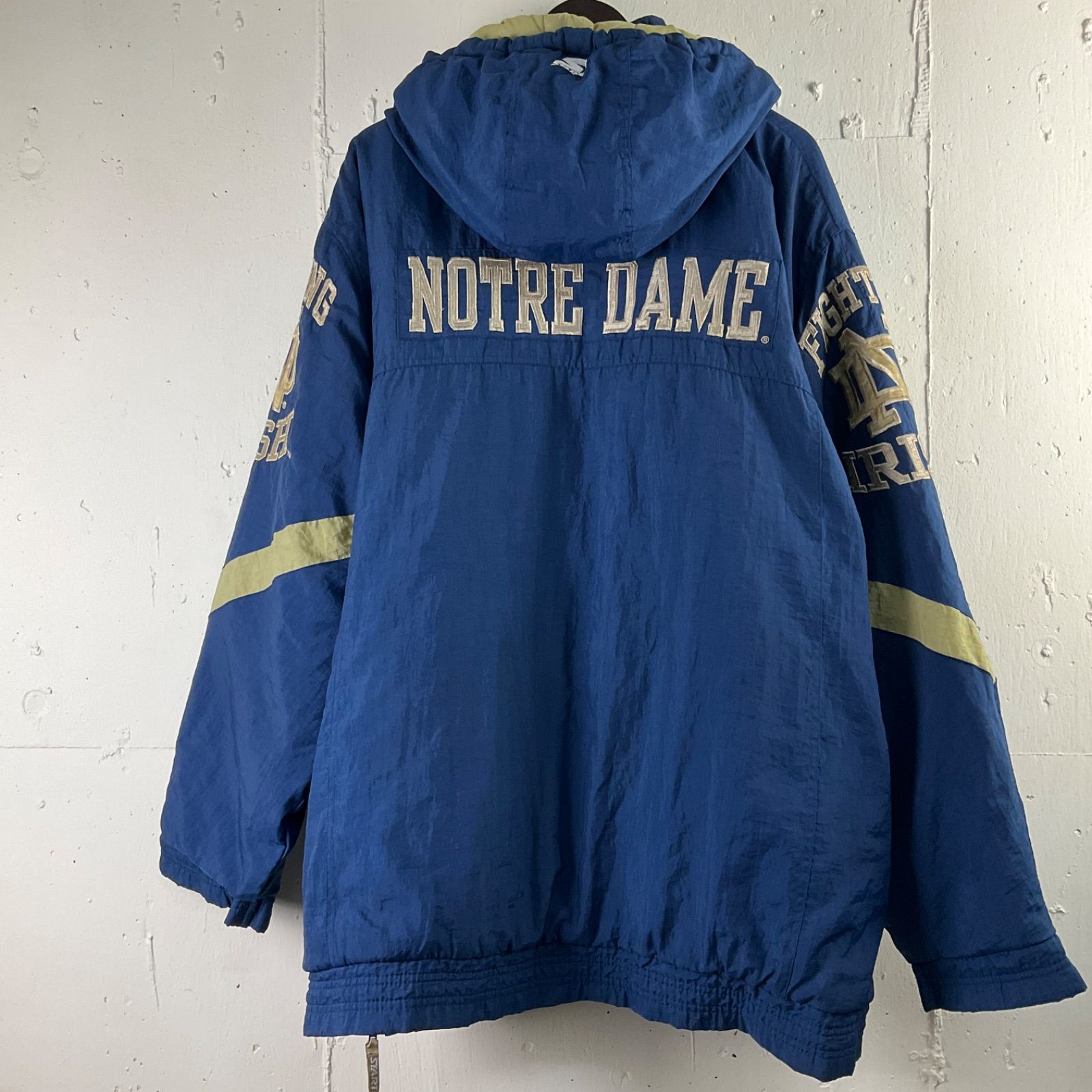 90年代 90s スターター starter ノートルダム大学 カレッジチーム 刺繍 