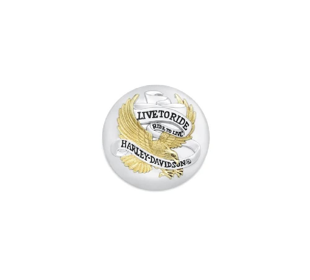 ハーレーダビッドソン(Harley Davidson) フュエルキャップ LIVE TO RIDE フュエルキャップ メダリオン 99020-90T