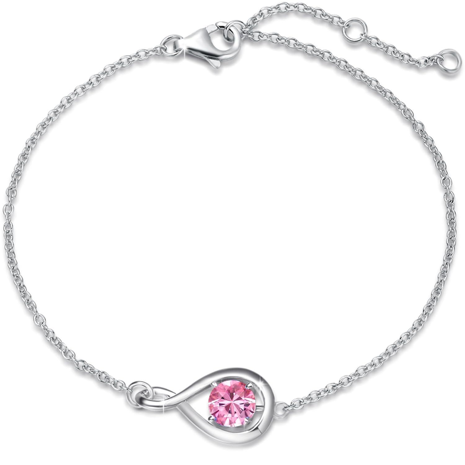 なBOX付き トルマリン プレゼント シルバー925 お返し ホワイトデー しずくモチーフ 誕生石 レディース ブレスレット Agvana