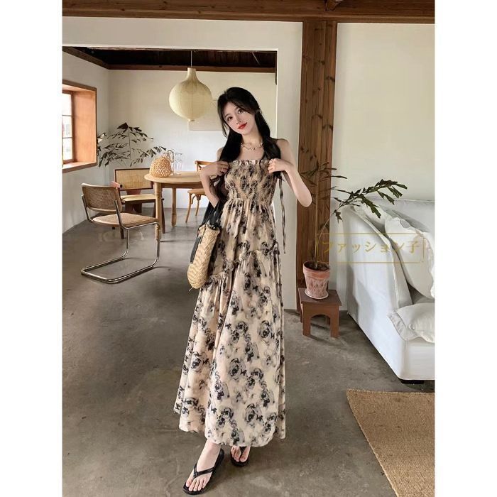 Manuheali’i マヌヘアリィ ハワイ製 ロングワンピース リゾートビーチ Amazon.co.jp: 【福丸】 ビーチワンピース レディース 夏 ロング