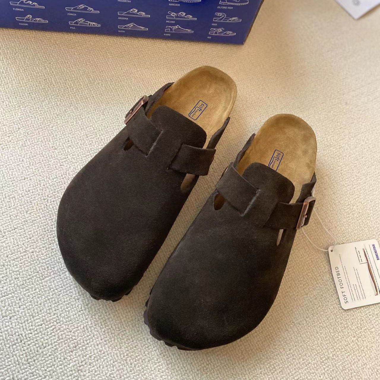 BIRKENSTOCK ビルケンシュトック Boston ボストンスエードサンダル