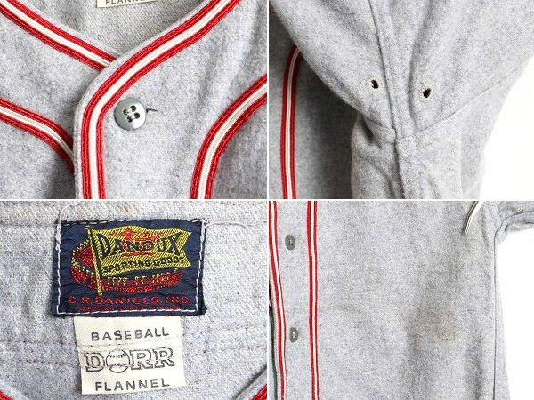 デッドストック 40s ビンテージ ■ DANDUX ウール 半袖 ベースボール 楽天市場】デッドストック 40s ビンテージ □ DANDUX ウール