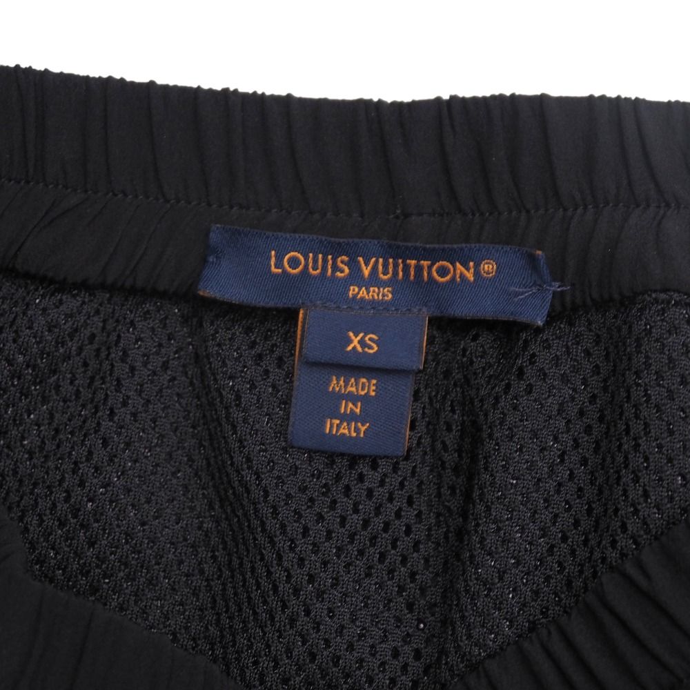 2025SS LOUIS VUITTON ルイ ヴィトン パンツ サイズXS ラメ パイピング グリッター ジョガーパンツ メタルロゴ ブランド古着 20251009 RA6184 DECORATOM_COM_BR