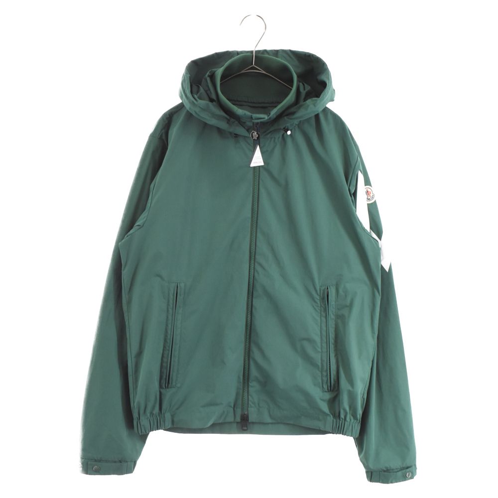 MONCLER (モンクレール) 22AW FETUQUE フード付き ジップアップパーカーポリエステル グリーン H20911A00152 54A91
