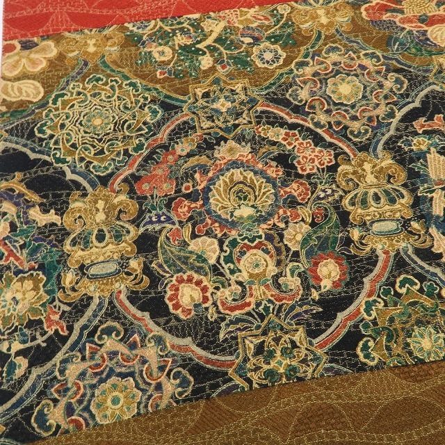 ❁tomihisa❁美品 前田仁仙 落款 更紗 着物 正絹 全通”更紗で