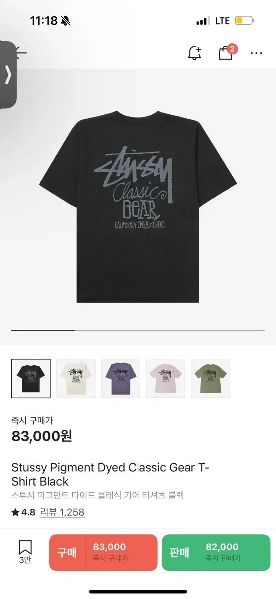 STUSSY(ステューシー) PIGMENT(ピグメント) ダイド クラシック