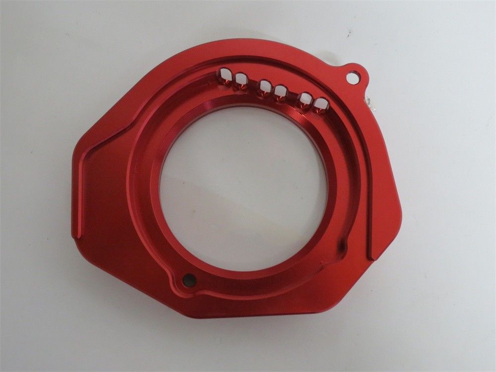 送料無料！ adv160 PCX PCX e HEV PCX JK05 JK06 KF47 2021-2025 2025 以降 CNC 透明エンジンガード ステータークラッチカバー 赤 【新作到着!!】