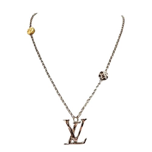 Louis Vuitton ルイヴィトン ネックレス M00331　ペンダント モノグラム カーヴド ネックレス