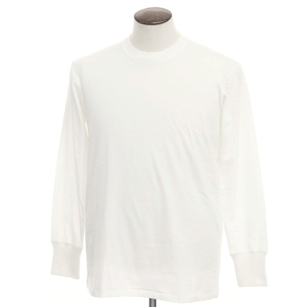 【中古】【未使用】アナトミカ ANATOMICA オーガニックコットン アンダーウェア 長袖Ｔシャツ ホワイト【サイズL】【メンズ】