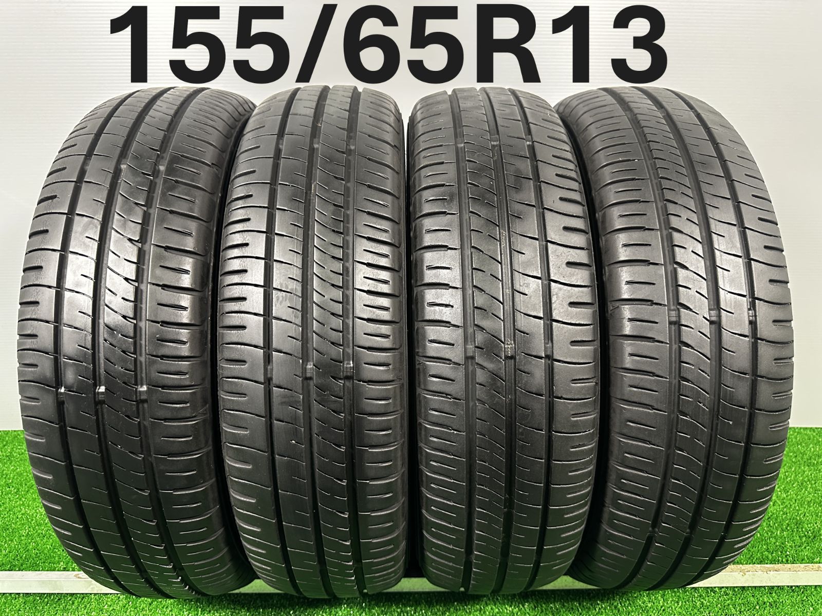 155|65R13 ダンロップ EC204 4本 夏タイヤ TA006