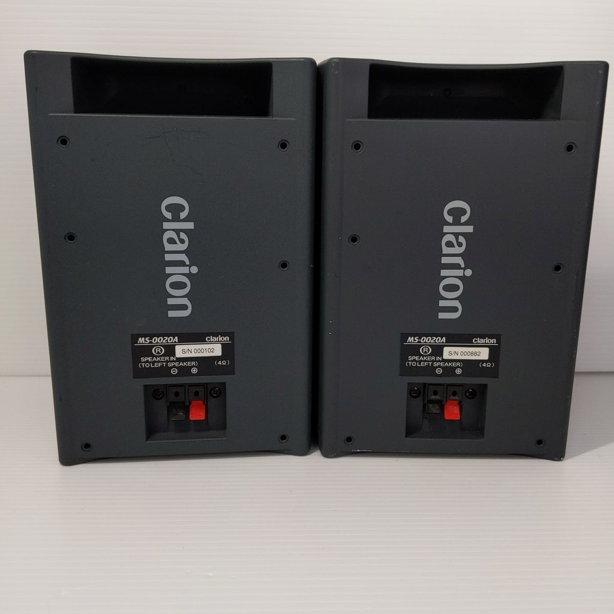 中古品】clarion スピーカー２個セット MS-0020A〇YR-51882〇 - メルカリ