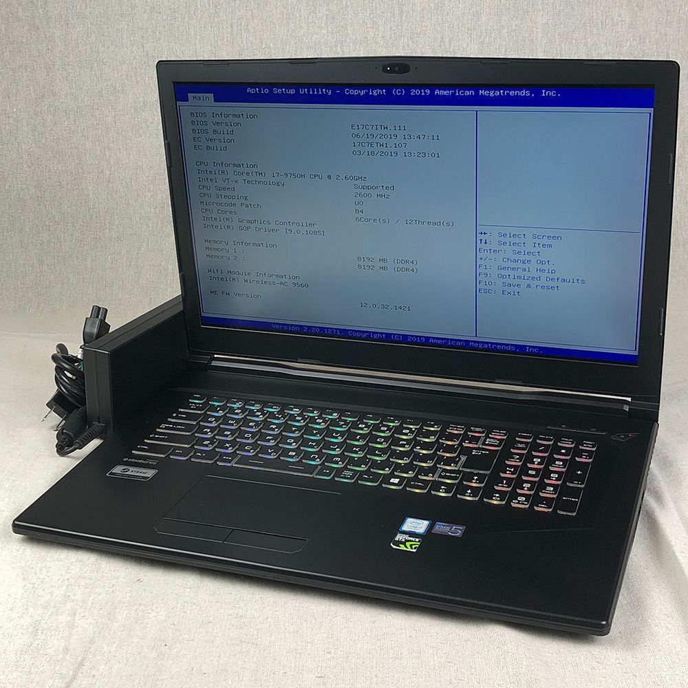 GALLERIA GCF1050TGF-E ゲーミングノートPC ドスパラ GALLERIA
