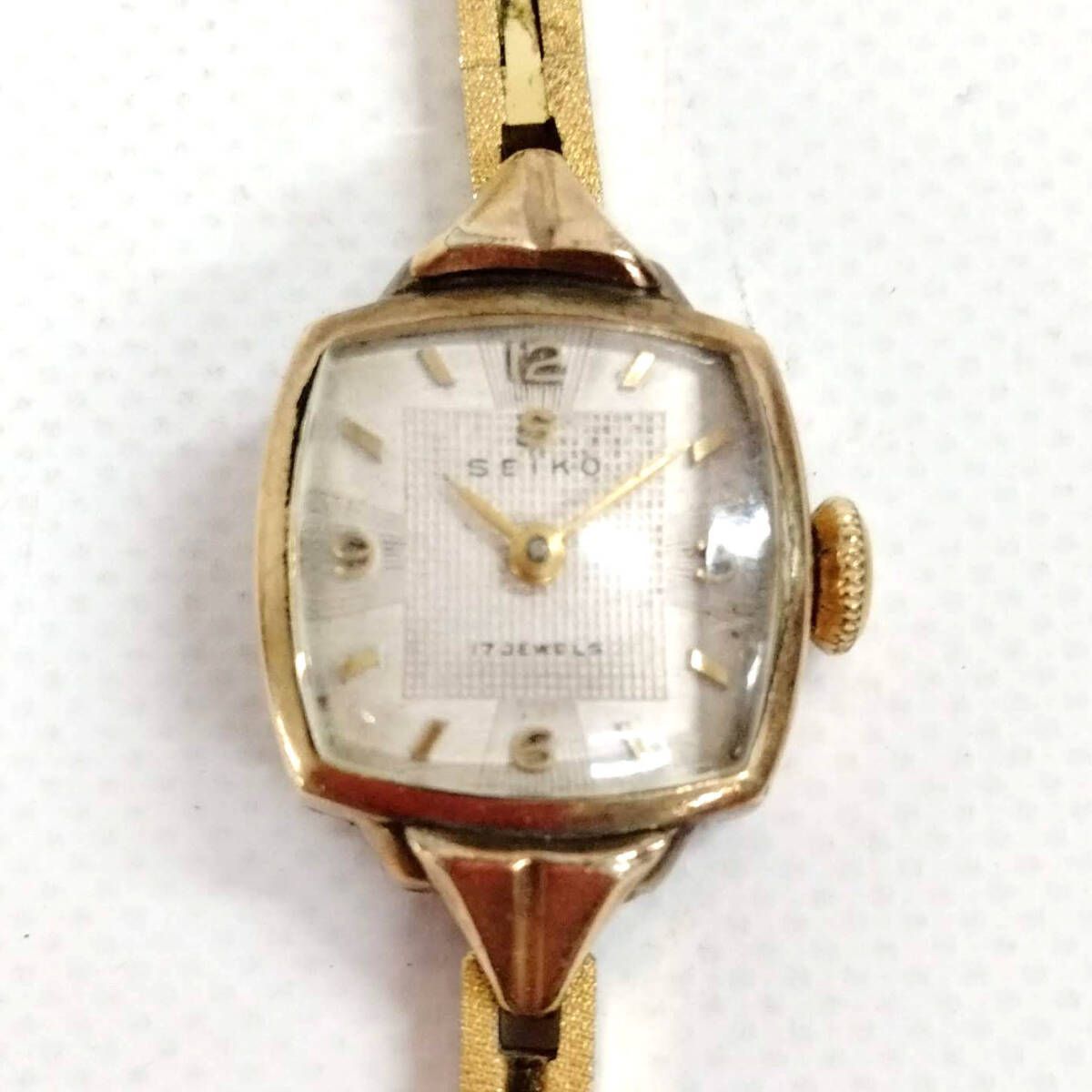 SEIKO 14K GOLD FILLED 手巻き 5096 セイコー 腕時計 レディース 