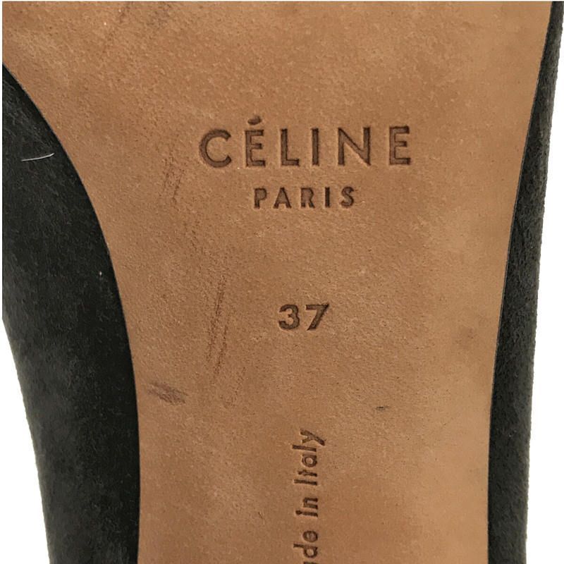 CELINE グレー スエード ハイヒール CELINE グレー スエード ハイヒール