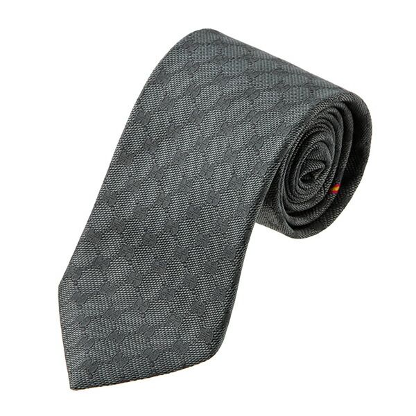 【美品】GUCCI グレー GGパターン ロゴ ネクタイ 新品 グッチ GUCCI ネクタイ GGパターン グレー - メルカリ