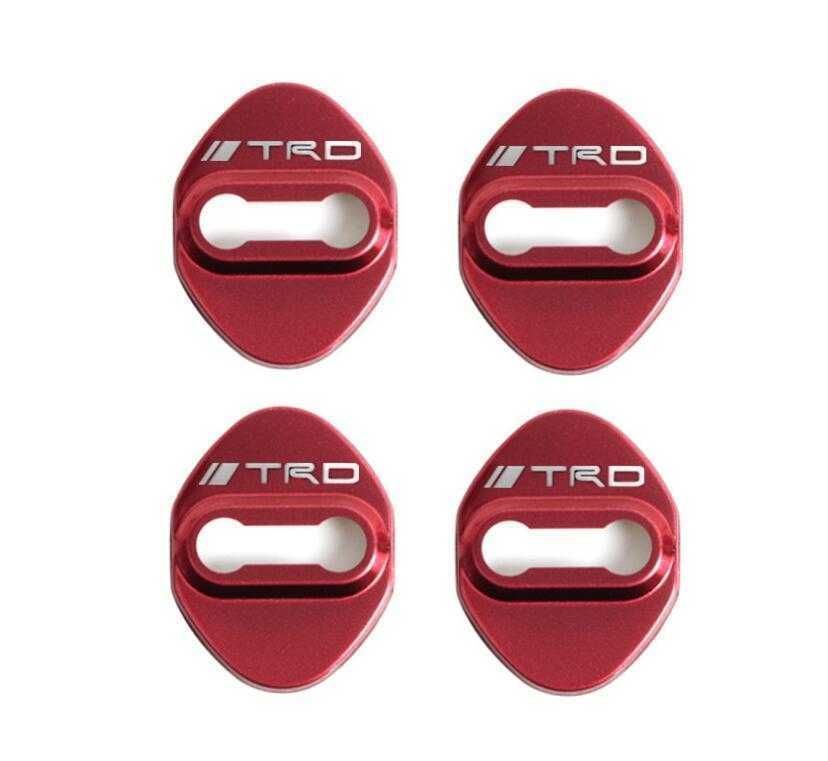 トヨタ TRDドア ストライカー カバー ドアロックカバー メタルカバー 4PCS 1台分