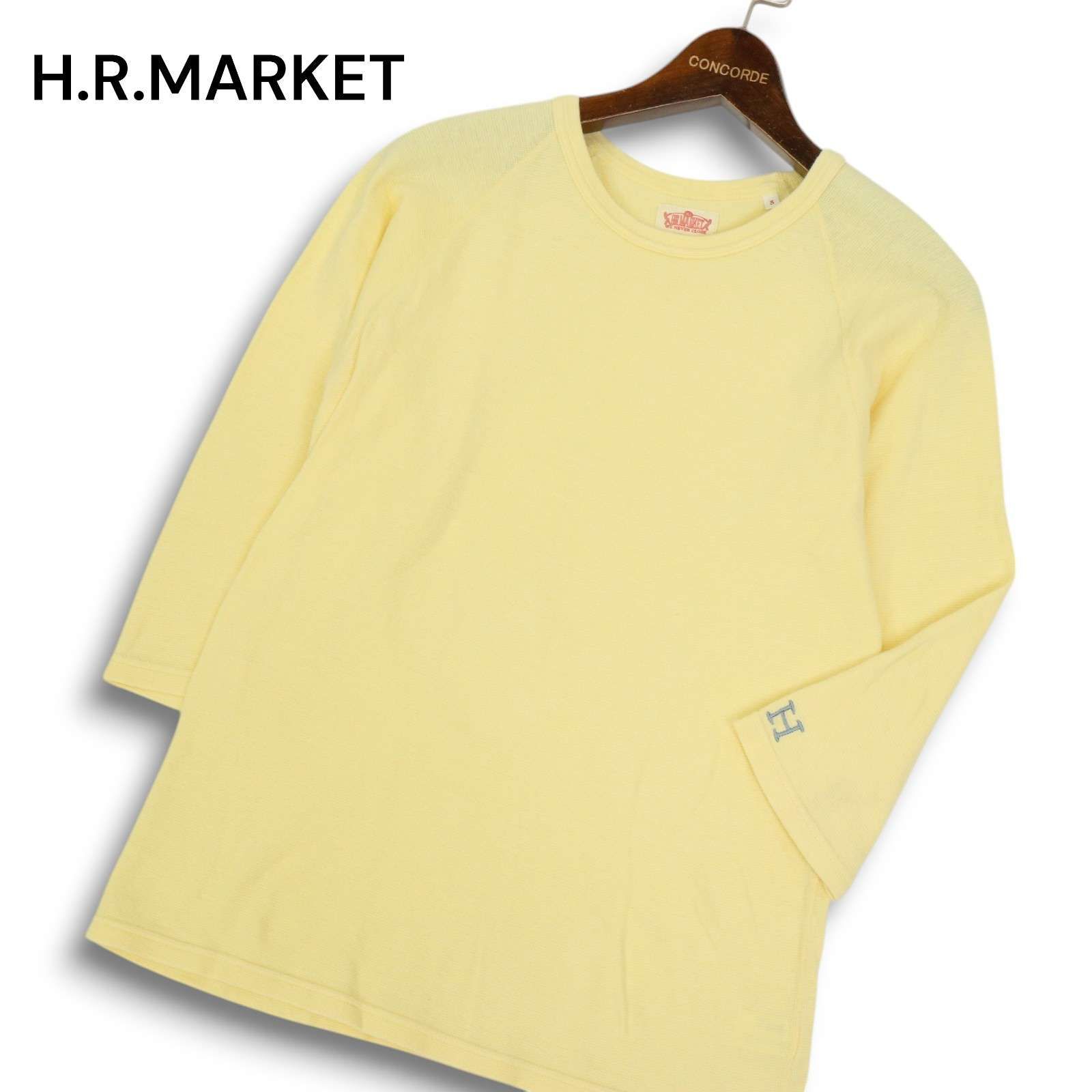 H.R.MARKET ハリウッドランチマーケット H刺繍☆ ストレッチ フライス 