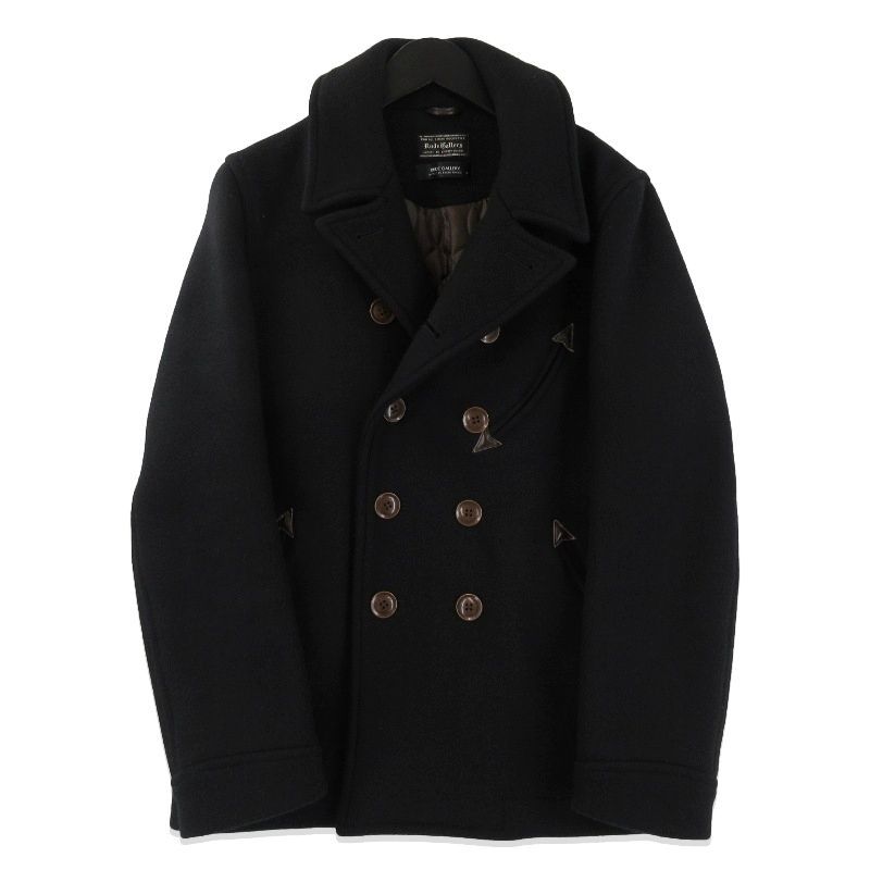 美品 RUDE GALLERY ルードギャラリー Pコート ブラック RUDE GALLERY ルードギャラリー Pコート 14AW ウール ピーコート