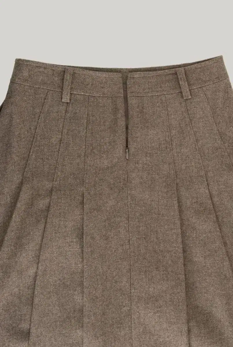 エルボーン Spencer スペンサー ウール スカート ー モカ GULLKHAN_COM