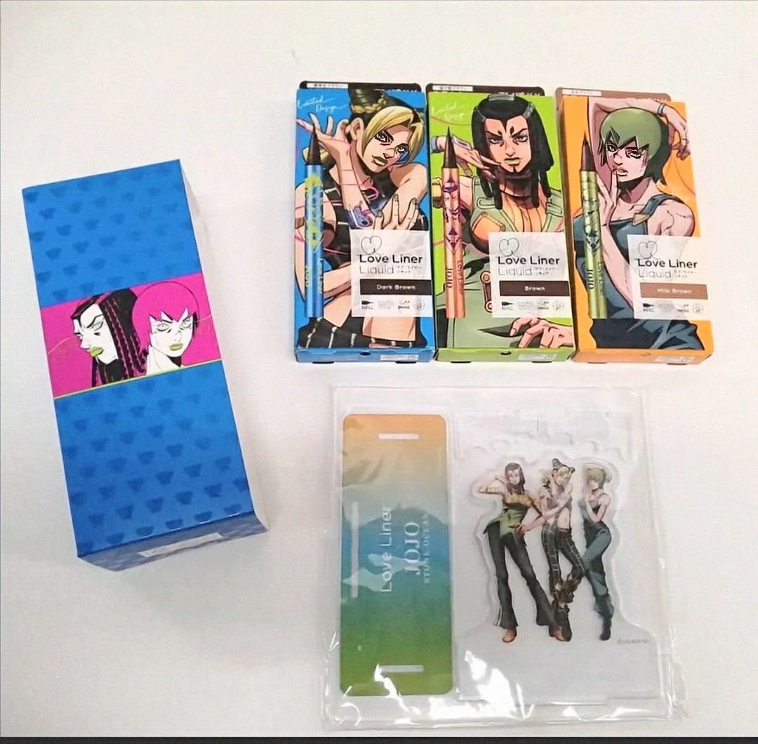  ジョジョ ラブライナー A セット Bセット アクリルスタンド付き ストーンオーシャン アイライナー リキッドアイライナー アイライナー